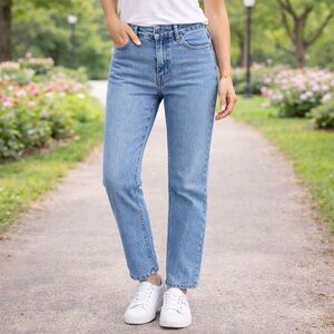 CALVIN KLEIN Jeans Straight Leg Blue Medium Wash Casual Classic Women's Size 8